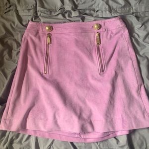 A pink skirt